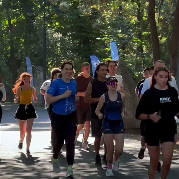 Today was the morning jog as part of the graduation KRSU